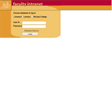 Tablet Screenshot of facultyintranet.intercol.edu